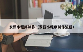 塔城发薪小程序制作（发薪小程序制作流程）
